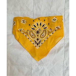 [Claire’s] Golden Yellow Printed Bandana